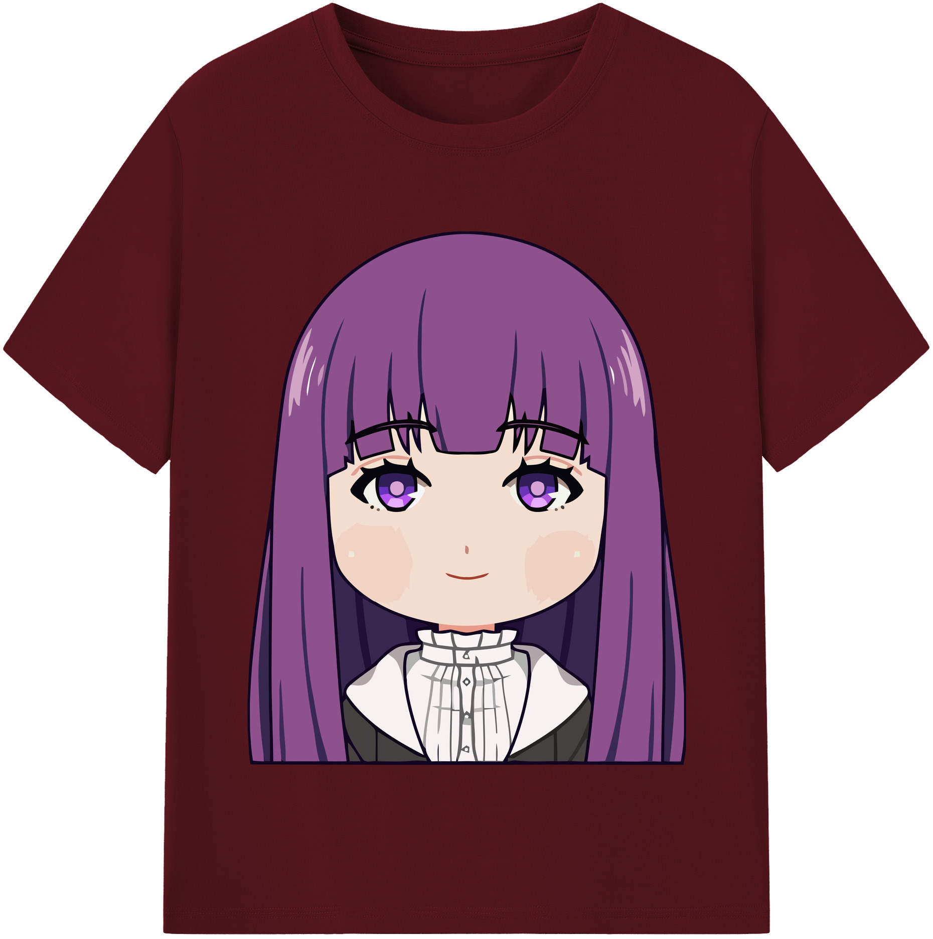 （画像用） 葬送のフリーレン Frieren 綿100％半袖Tシャツ（フロントプリント）